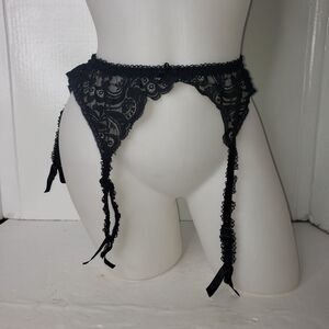 Vintage Victorias Secret Garter Belt Womens One Size Lace Lingerie USA 90s
